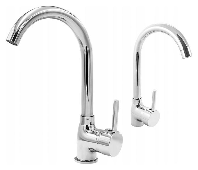 Kuchyňská baterie pro dřez, jednopáková, stojanová baterie Beta, chrom