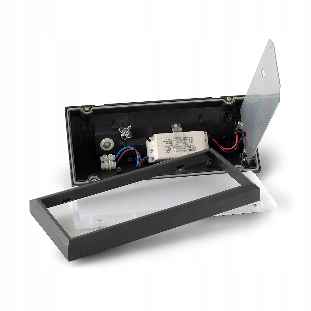 KINKIET ZEWNĘTRZNY LAMPA ELEWACYJNA OGRODOWA LED 12W LAMPA IP65 Barwa światła biały neutralny