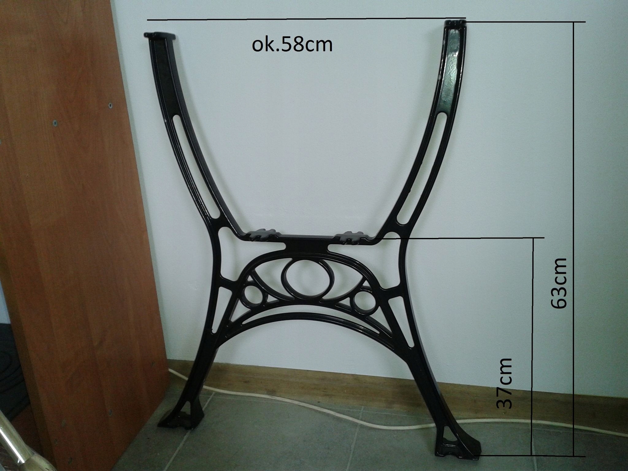 NOGI DO ŁAWEK I STOŁÓW OGRODOWYCH MOCNE ALUMINIUM Kod producenta NApodl