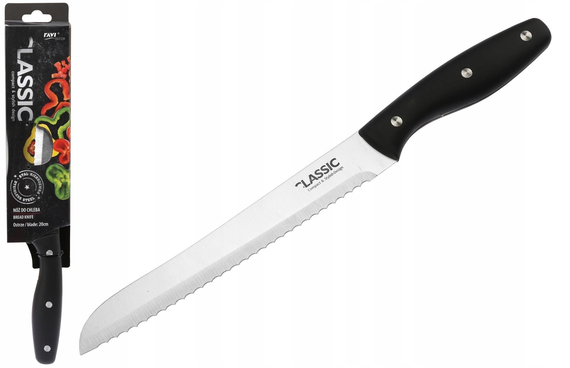 NÓŻ DO CHLEBA CLASSIC RAVI NDZ