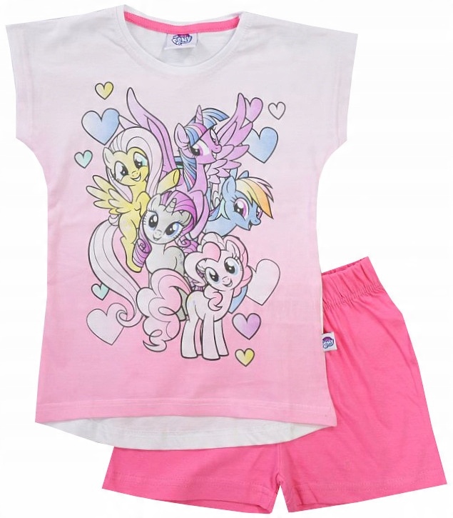 

Mlp Pony Komplet Piżama krótkie spodenki 128 E254A