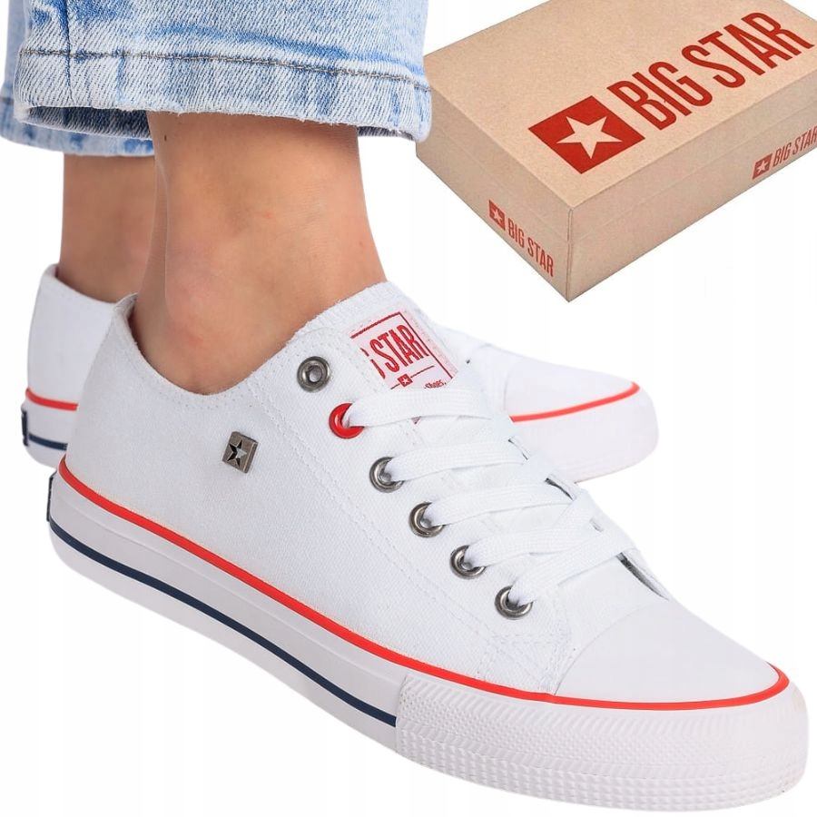 Buty Damskie Big Star Trampki Tenisówki Sportowe Na Co Dzień
