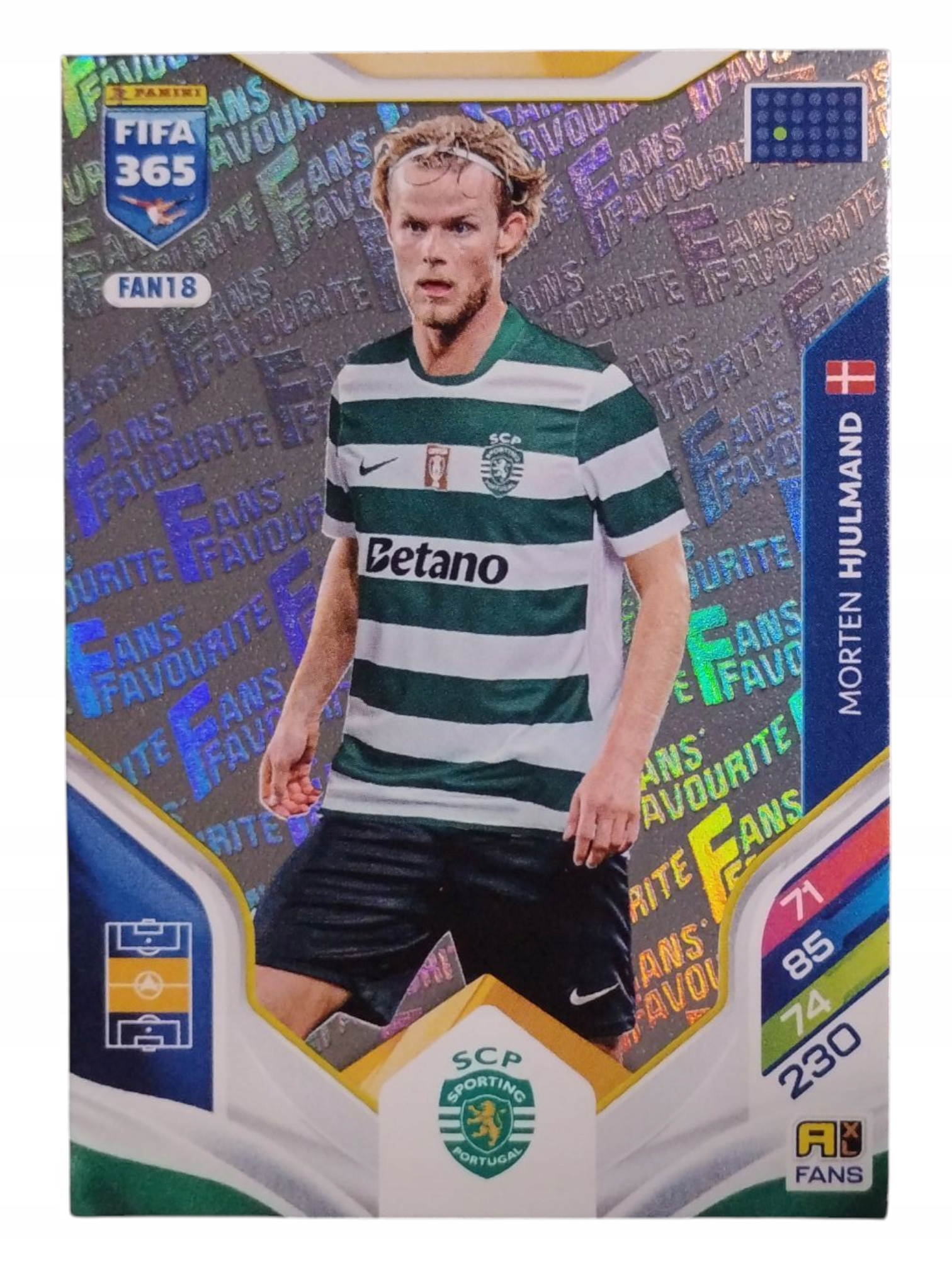 Panini Fifa 365 2026 Fans Favourite Morten Hjulmand Sporting FAN18