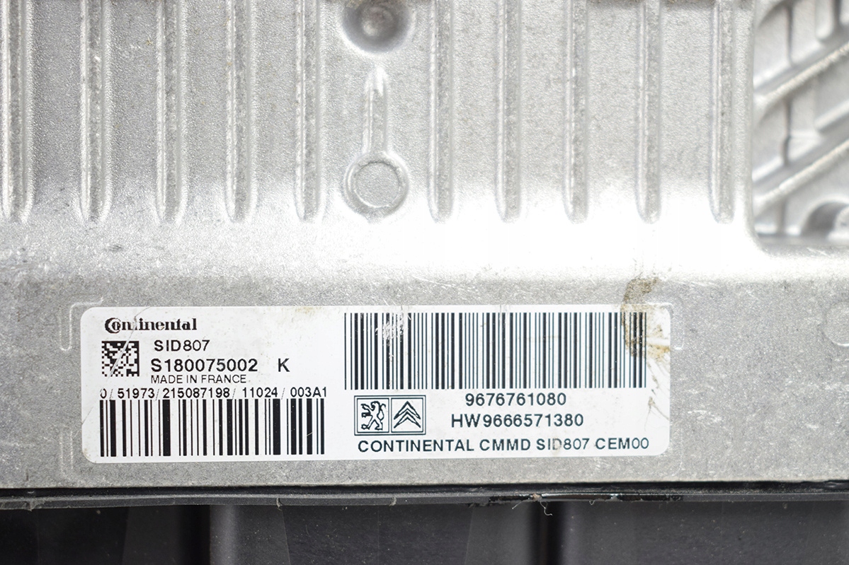 computer control unit PEUGEOT CITROEN 9676761080
