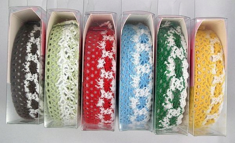 TAŚMA KORONKOWA SAMOPRZYLEPNA OZDOBNA MATERIAŁOWA