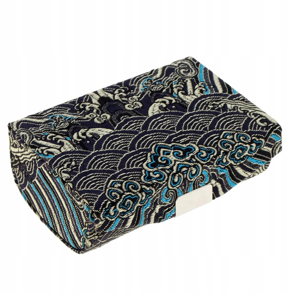 Double Embroidered Glitter Case With Closure