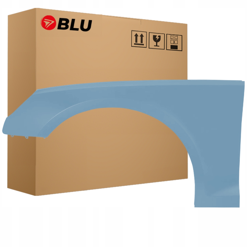 Blu Blatník Audi A4 B9 S4 LX5X levý modrý 15-19 přední