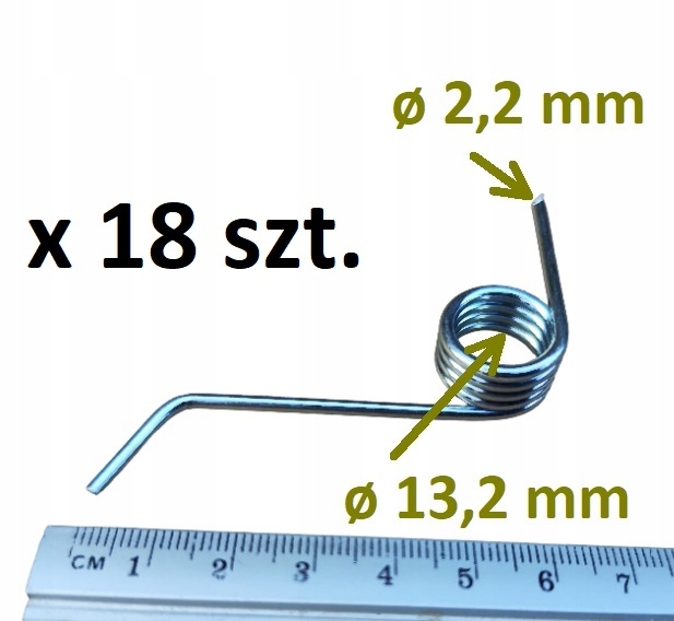 18szt. zęby pazurki sprężyny MTD OPTIMA 38 VO, 35 VO wertykulator aerator