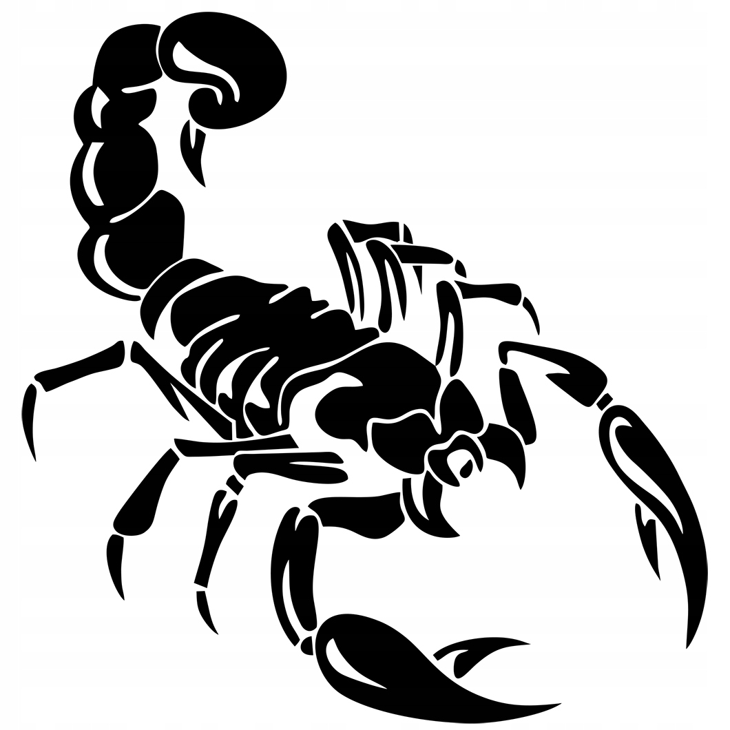 

Naklejka na samochód Skorpion Znak Zodiaku 15x15