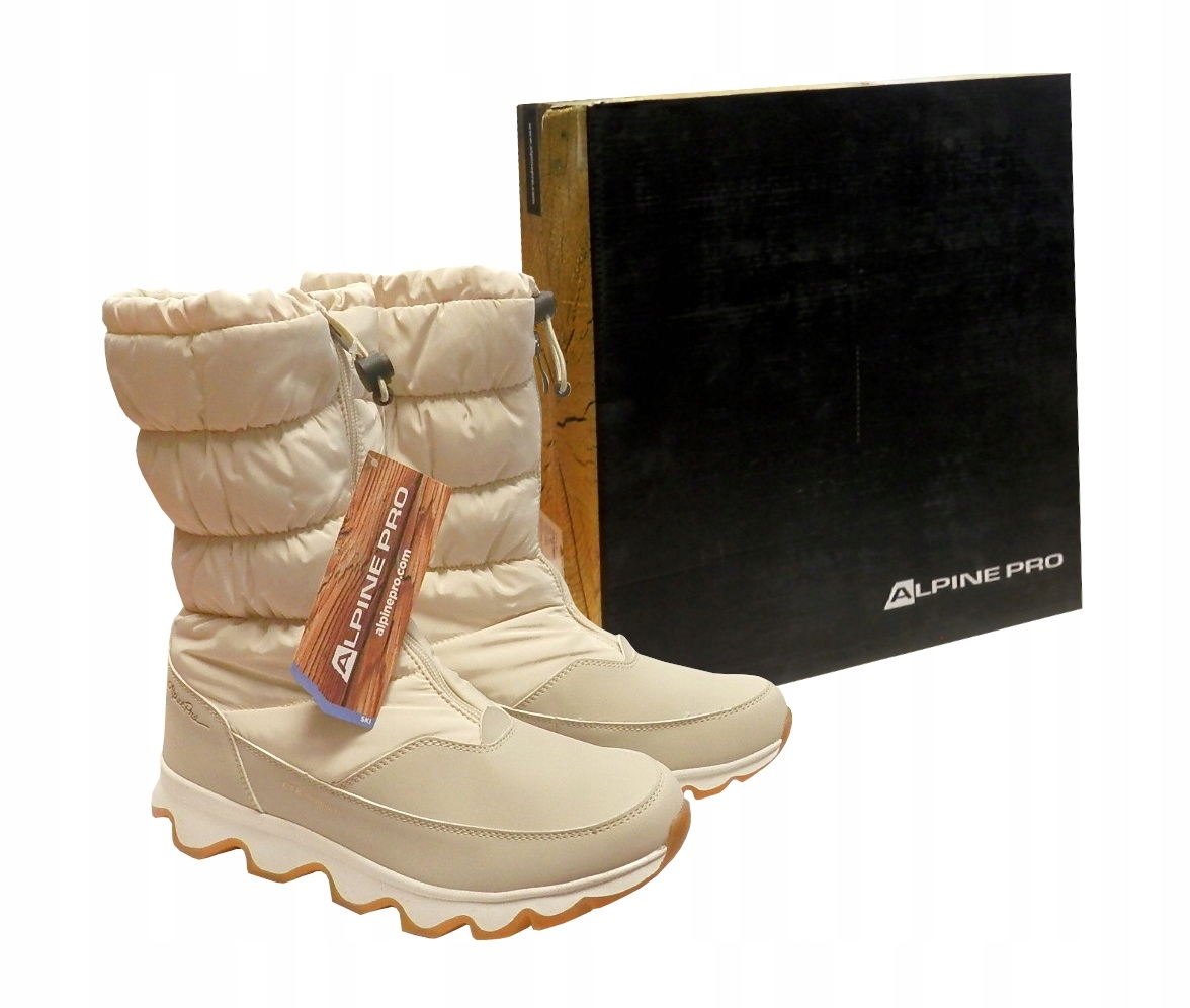 Dámské Zimní Sněžné Boty Alpine Pro Lefa LBTB487005 Pl Krémové vel. . 40