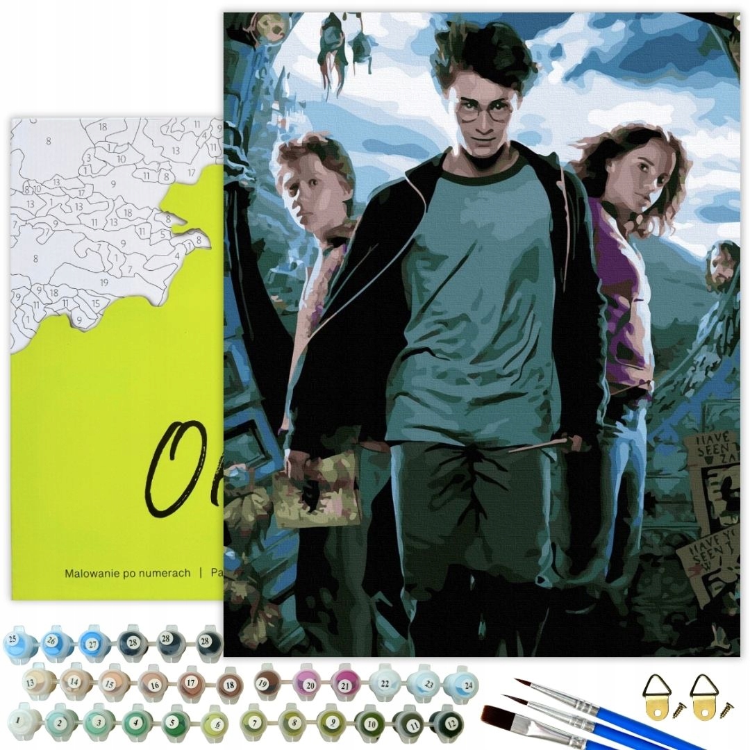 Malování Podle Čísel Harry Potter Obrázky k malování podle čísel s rámečkem