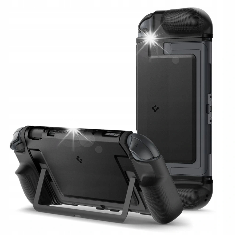 SPIGEN DUAL GRIP OCHRONNE ETUI POKROWIEC DO NINTENDO SWITCH 2 Z PODSTAWKĄ