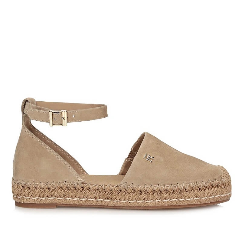 Dámské espadrilky Tommy Hilfiger FW0FW09144RBCW8B safari canvas béžové