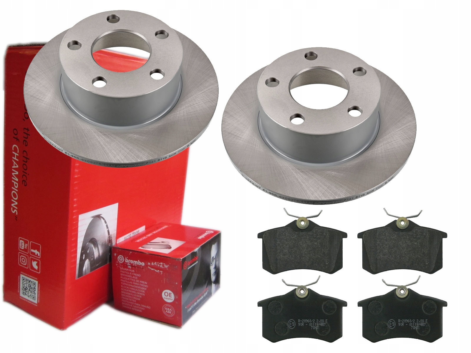 

Tarcze Klocki Brembo Tył Audi A6 Passat B5 Skoda