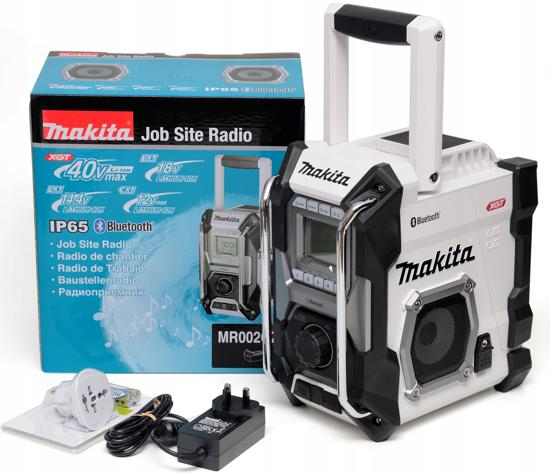 

Makita MR002G Radio budowlane Bluetooth IP65