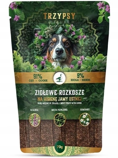 5 x TrzyPsy Bylinné rozkoše Husí proužky 70 g