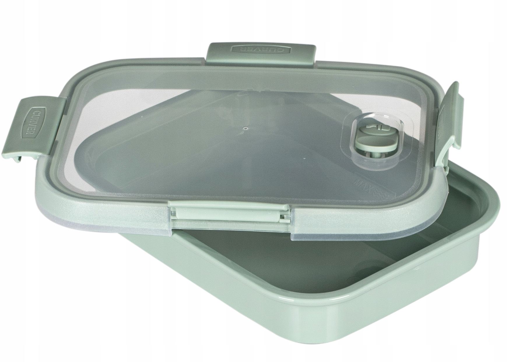 POJEMNIK NA ŻYWNOŚĆ Z POKRYWĄ USZCZELKA EKO CURVER Kolor odcienie zieleni