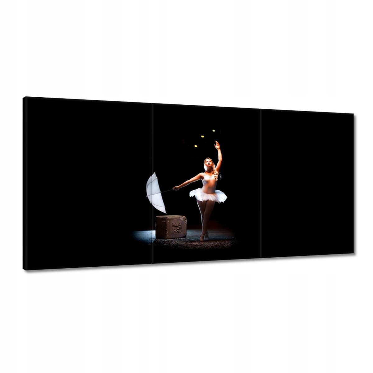 Obrazy 180x90 Baletka s dáždnikom