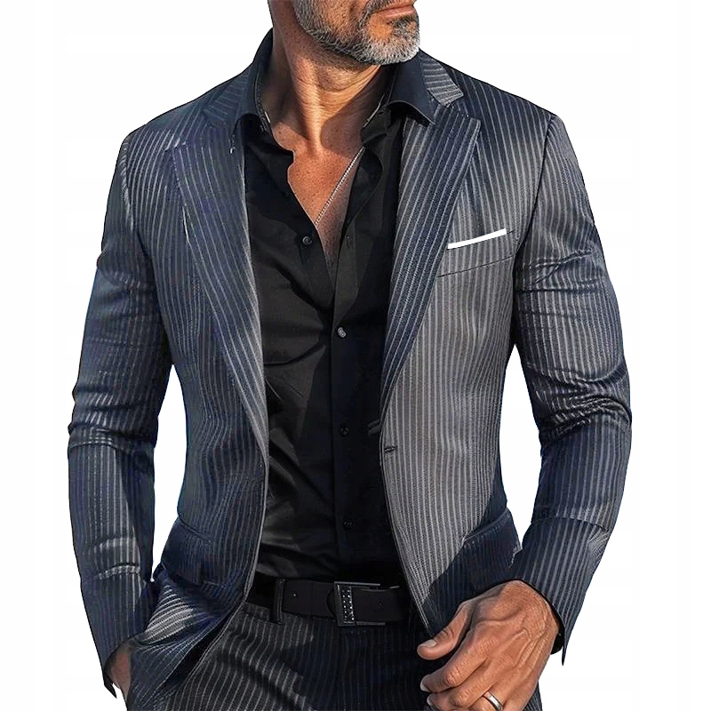 Sako Elegantní Klasické večerní žebrované