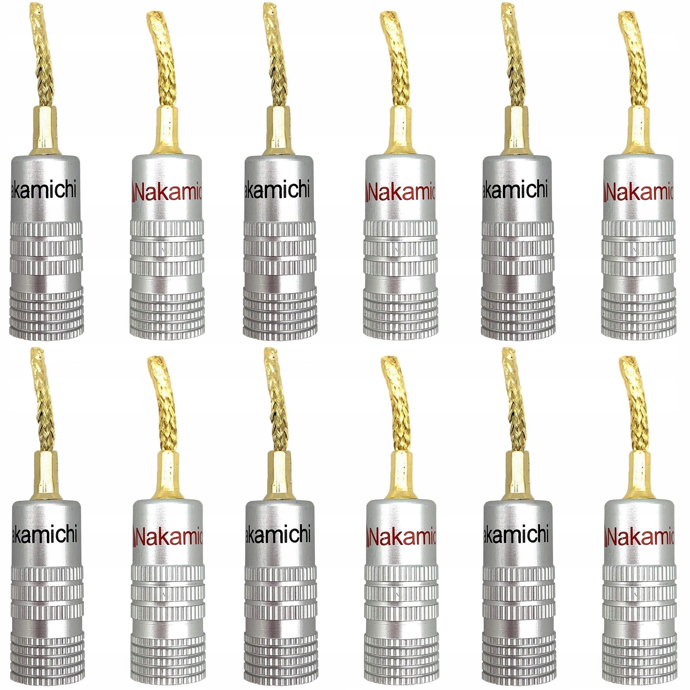 Pletené Kolíkové Zástrčky Hq Gold Nakamichi 12 Ks