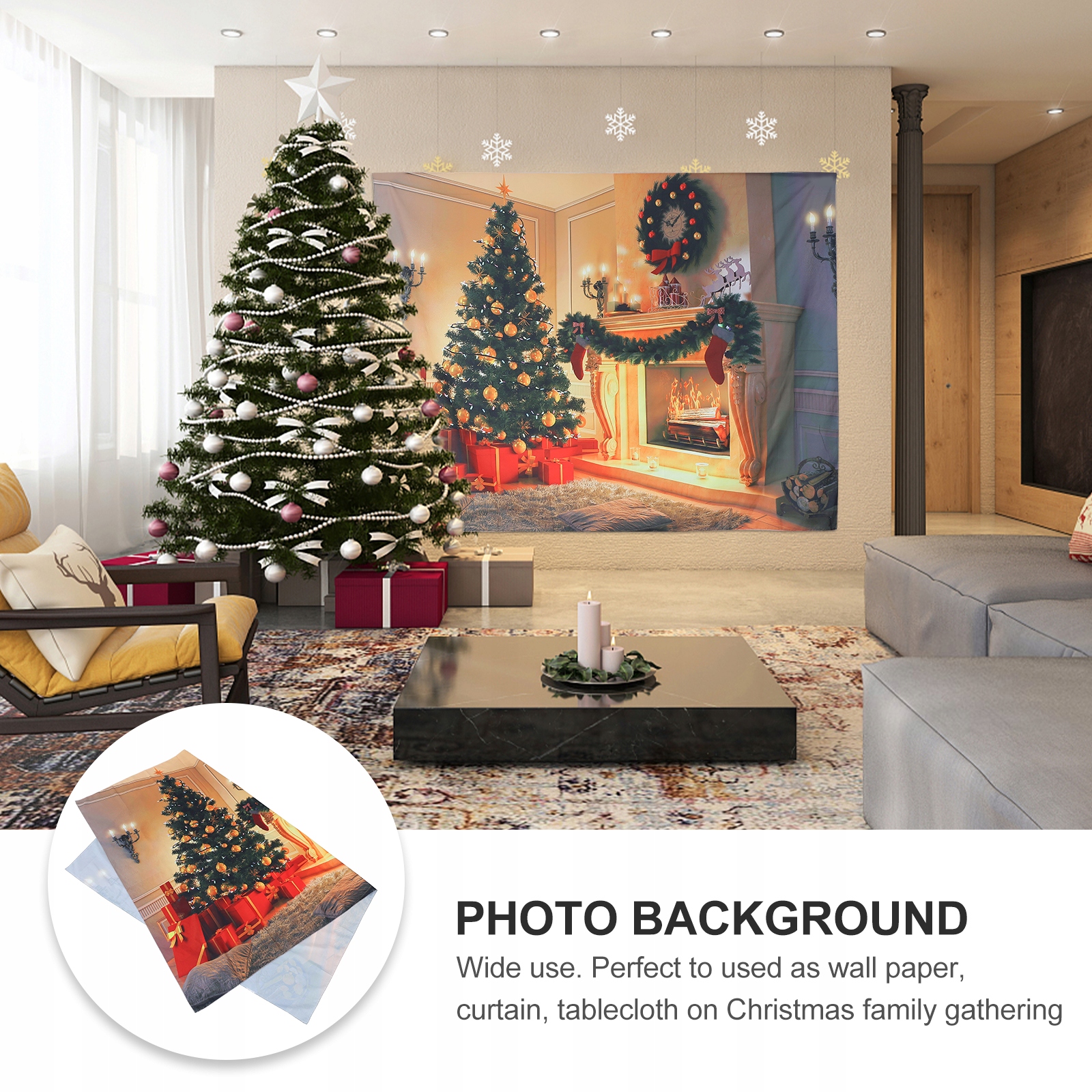 BOŻE NARODZENIE TŁO ŚWIĄTECZNEJ FOTOGRAFII ŚWIĄTECZNEJ Kod producenta 11968119