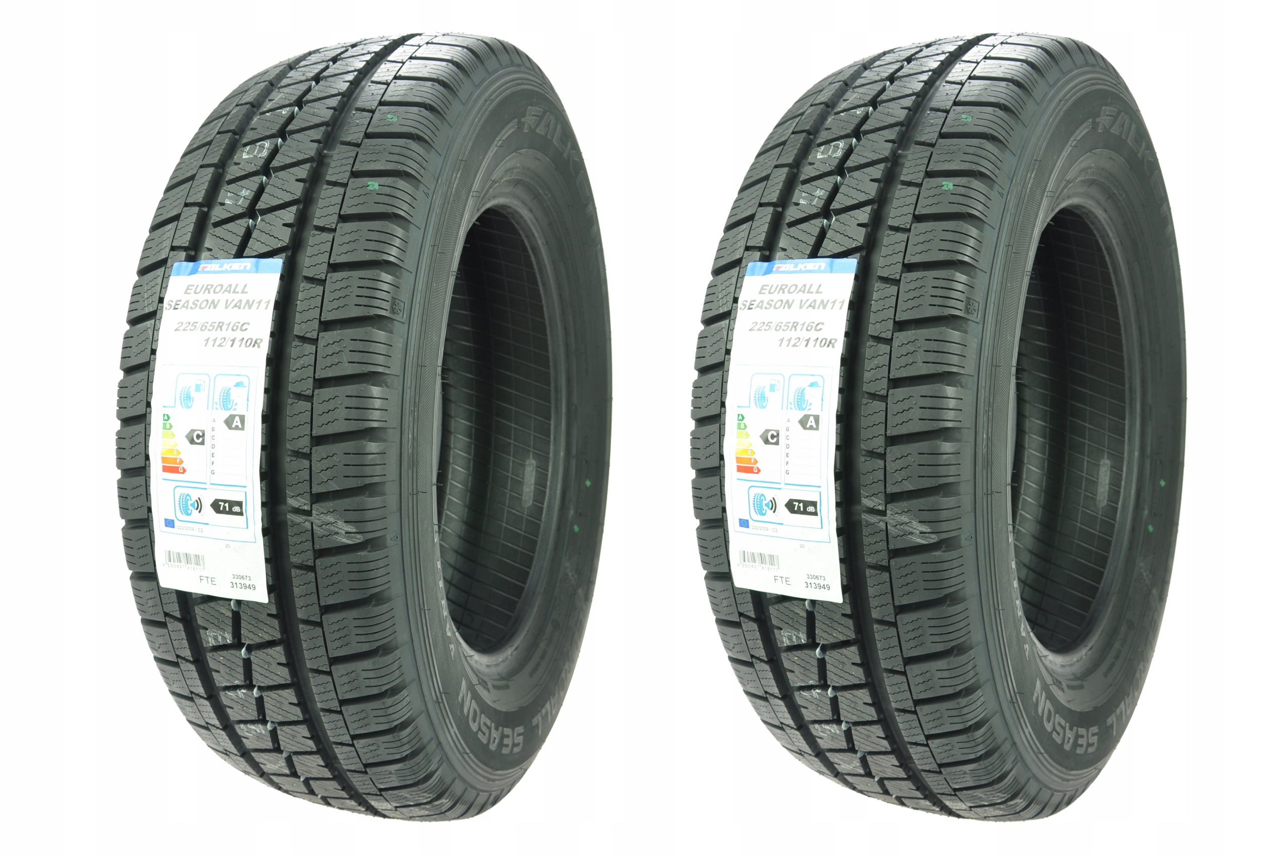 

2 x 225/65R16C 112/110R VAN11 Falken Całoroczne