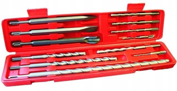 Sada Vrtáků A Sekáčů Sds Pro Betonu 12 El.