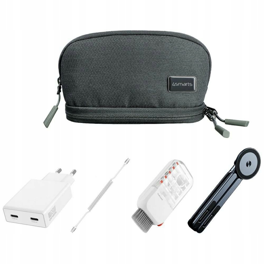 Sada příslušenství 4smarts pro notebook – nabíječka/kabel/stojan/čistič