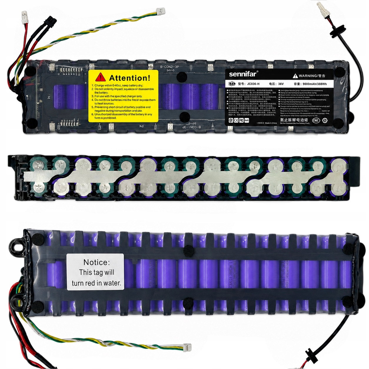 Baterie akumulátor 9000 mAh 36 V pro Xiaomi M365 M356 Pro 1S Essential Mi3