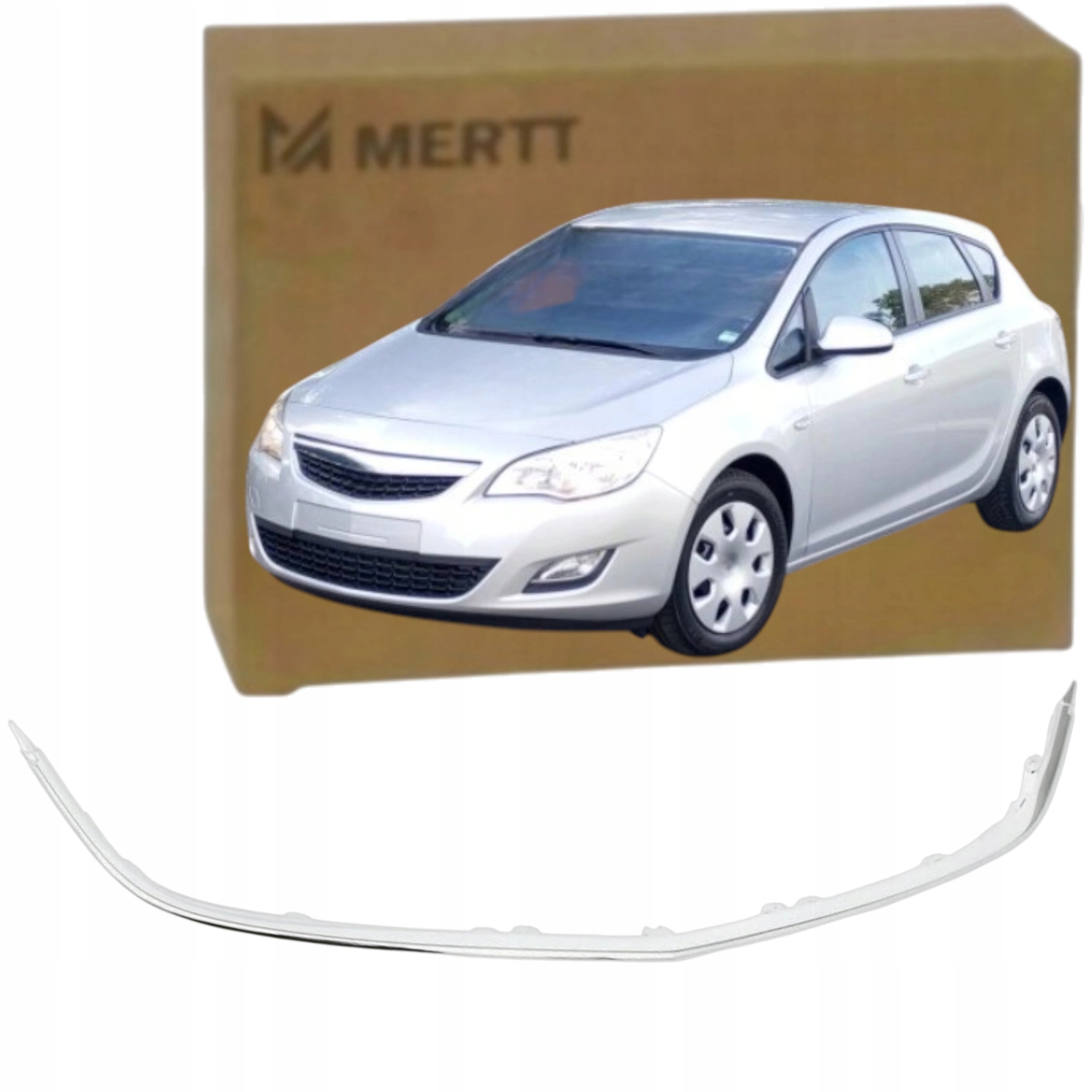 Opel Astra J 2013- Lift Lišta Chrom Mřížka Středové Atrapy 13387327