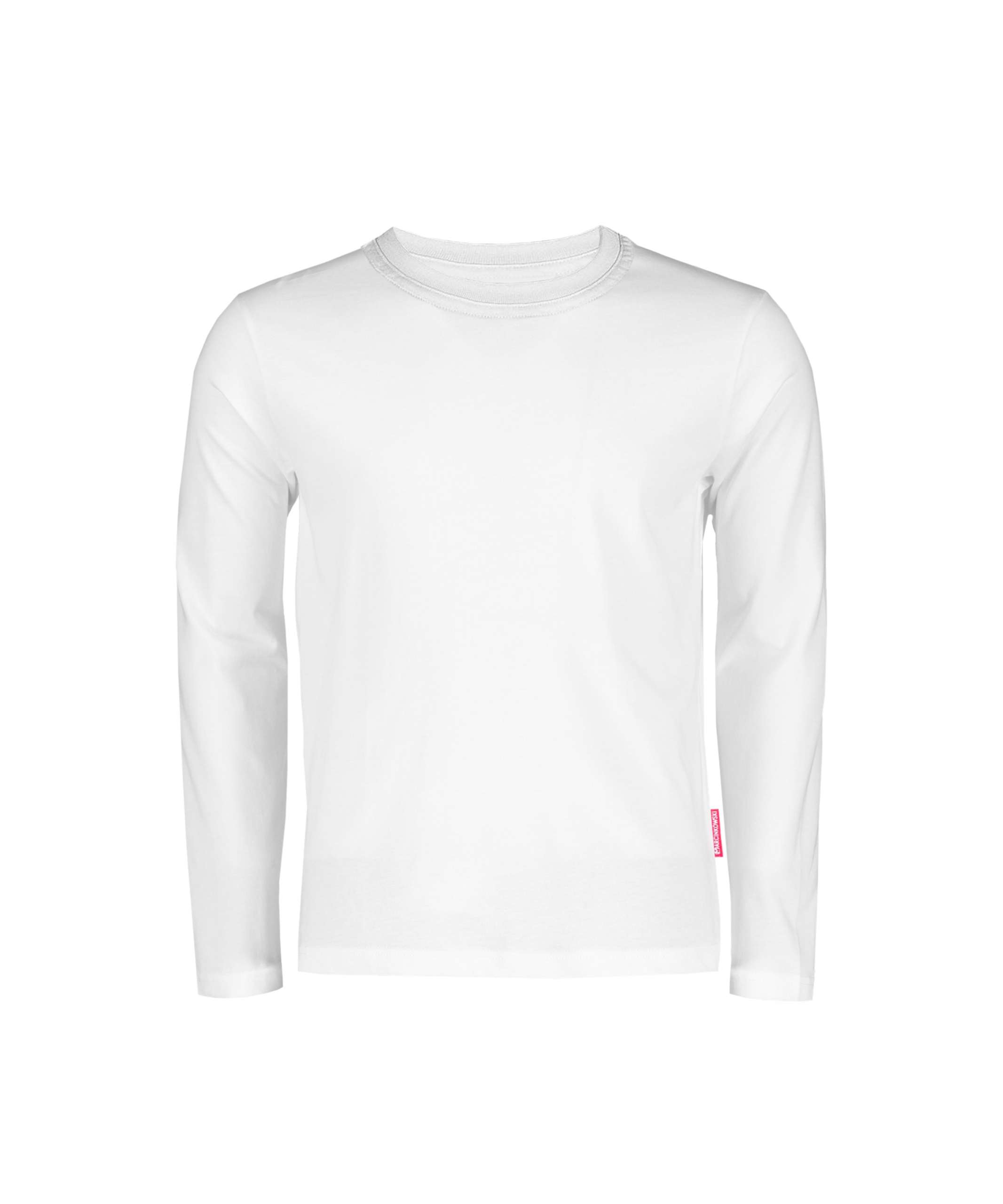 DŁUGA BIAŁA BLUZKA 104 GŁADKA DZIECIĘCA DO PRZEDSZKOLA BAWEŁNA BEZ NADRUKU Marka Marcinkowski