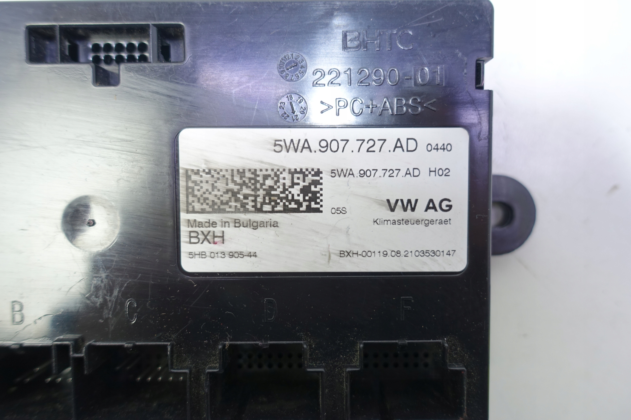 module control unit of the air conditioning LEON IV 5WA907727AD