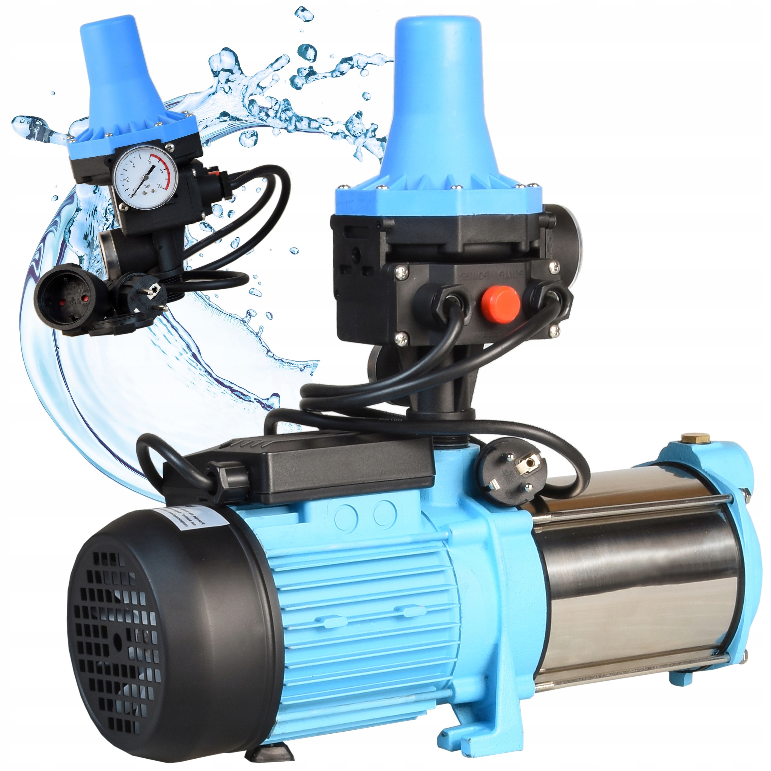 Hydrofor Beznádrže Hydroforová pumpa Max-h Automat Sada 1300 W Inox