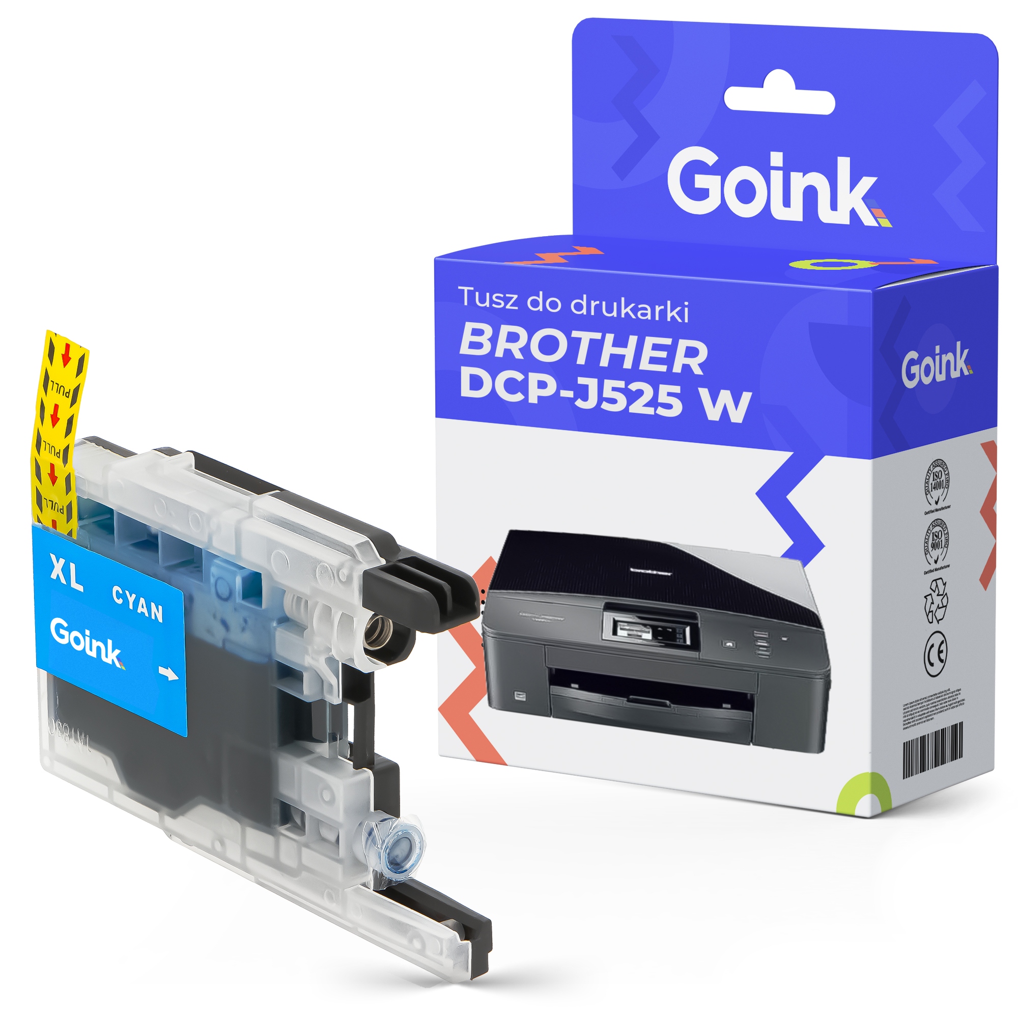 

Tusz do Brother DCP-J525 W Cyan LC1220C