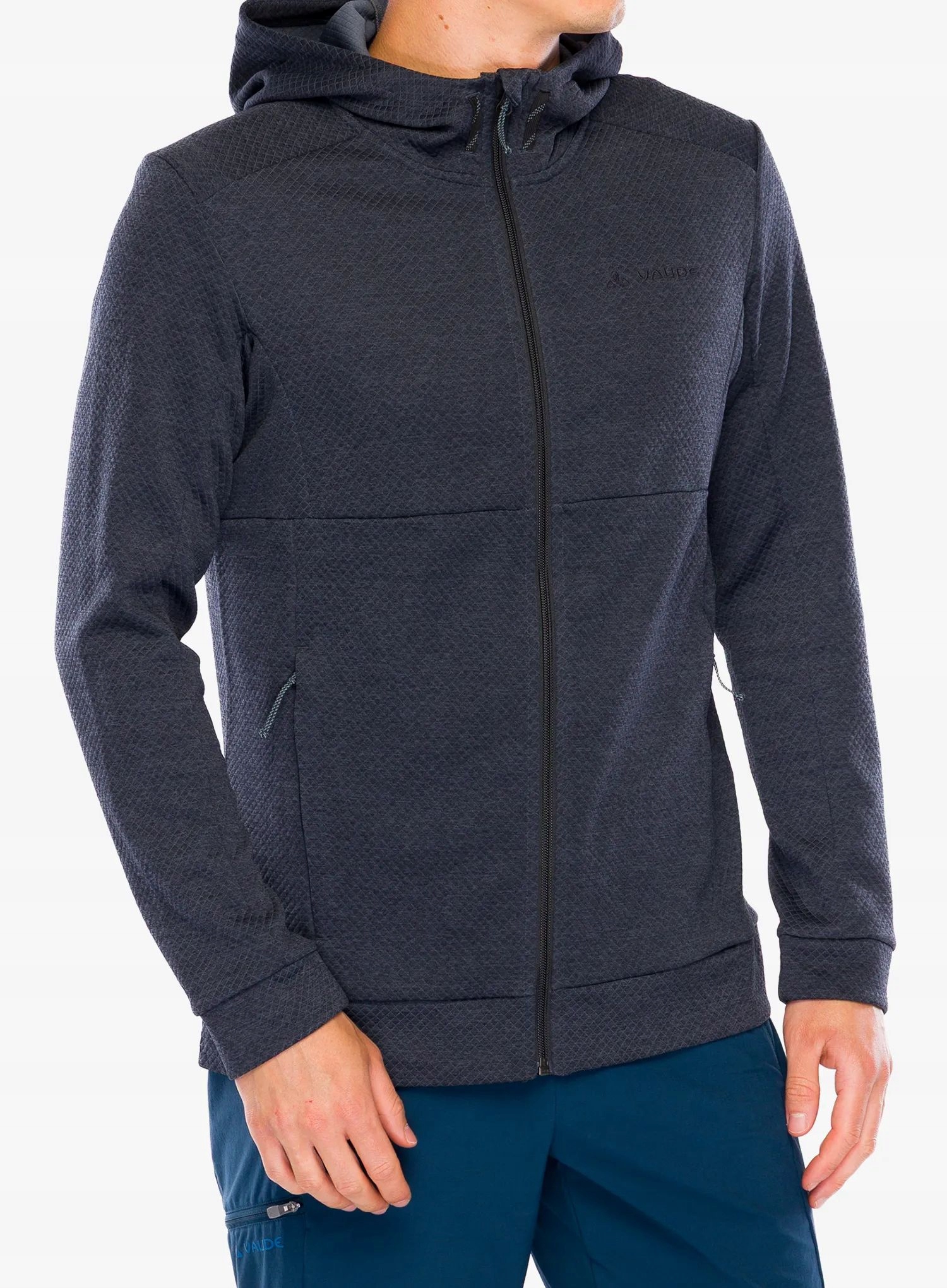 Mikina fleecová Vaude Neyland Hiking Hoody černá, velikost M