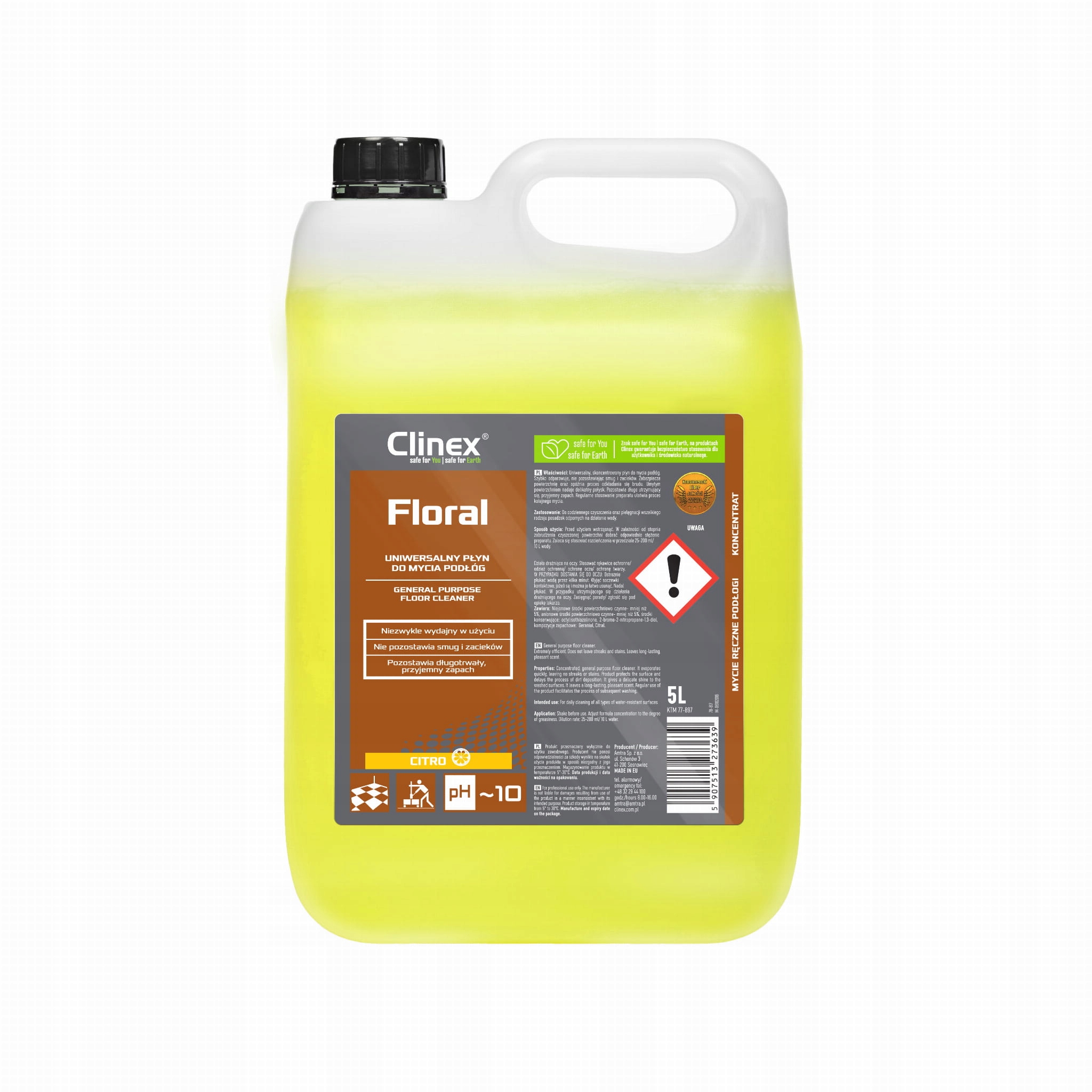 

Clinex Floral Citro 5L uniwersalny płyn do podłóg