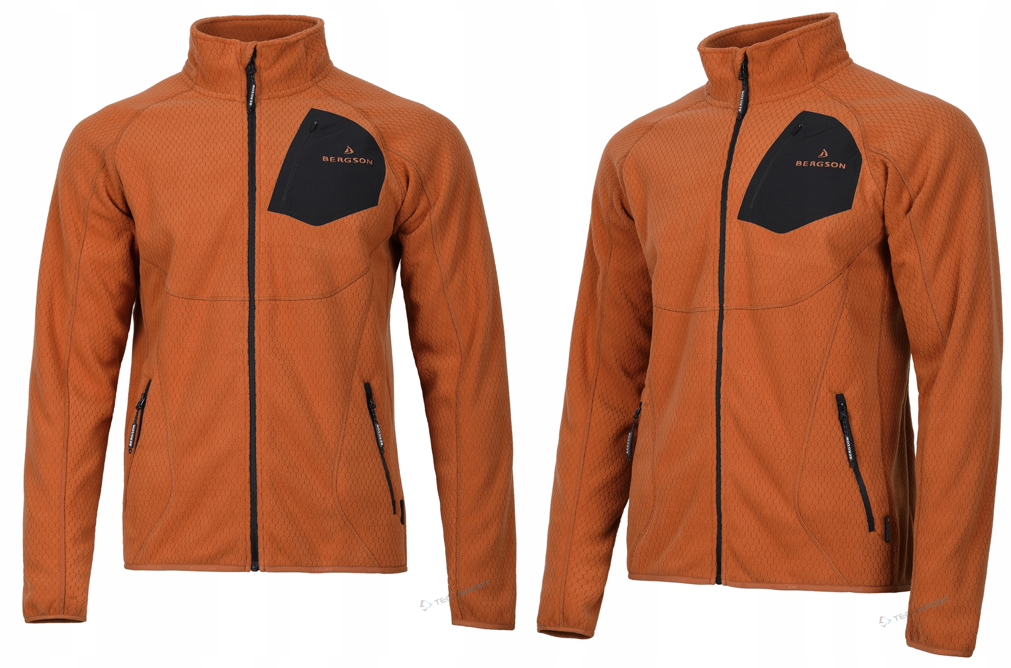 Mikina Fleecová Bergson Mistbound Warmpile, vel. M