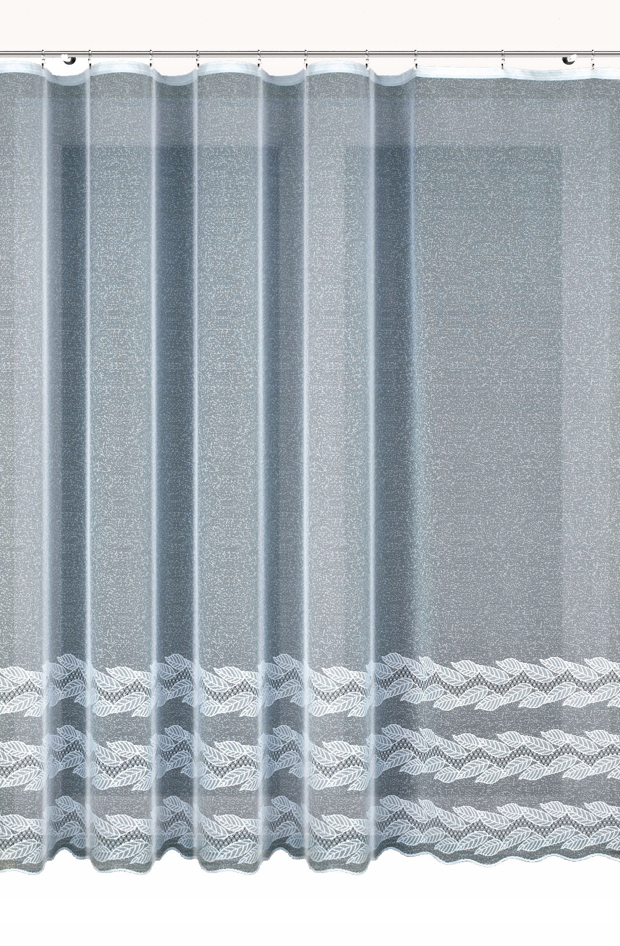 Mg Záclona žakár 35603 Bílá 350x150 cm s páskou M