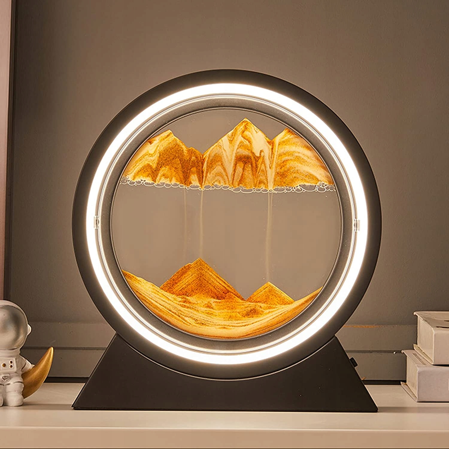 

Lampka Biurkowa Dynamiczny Piasek Obraz Ruchomy 3D