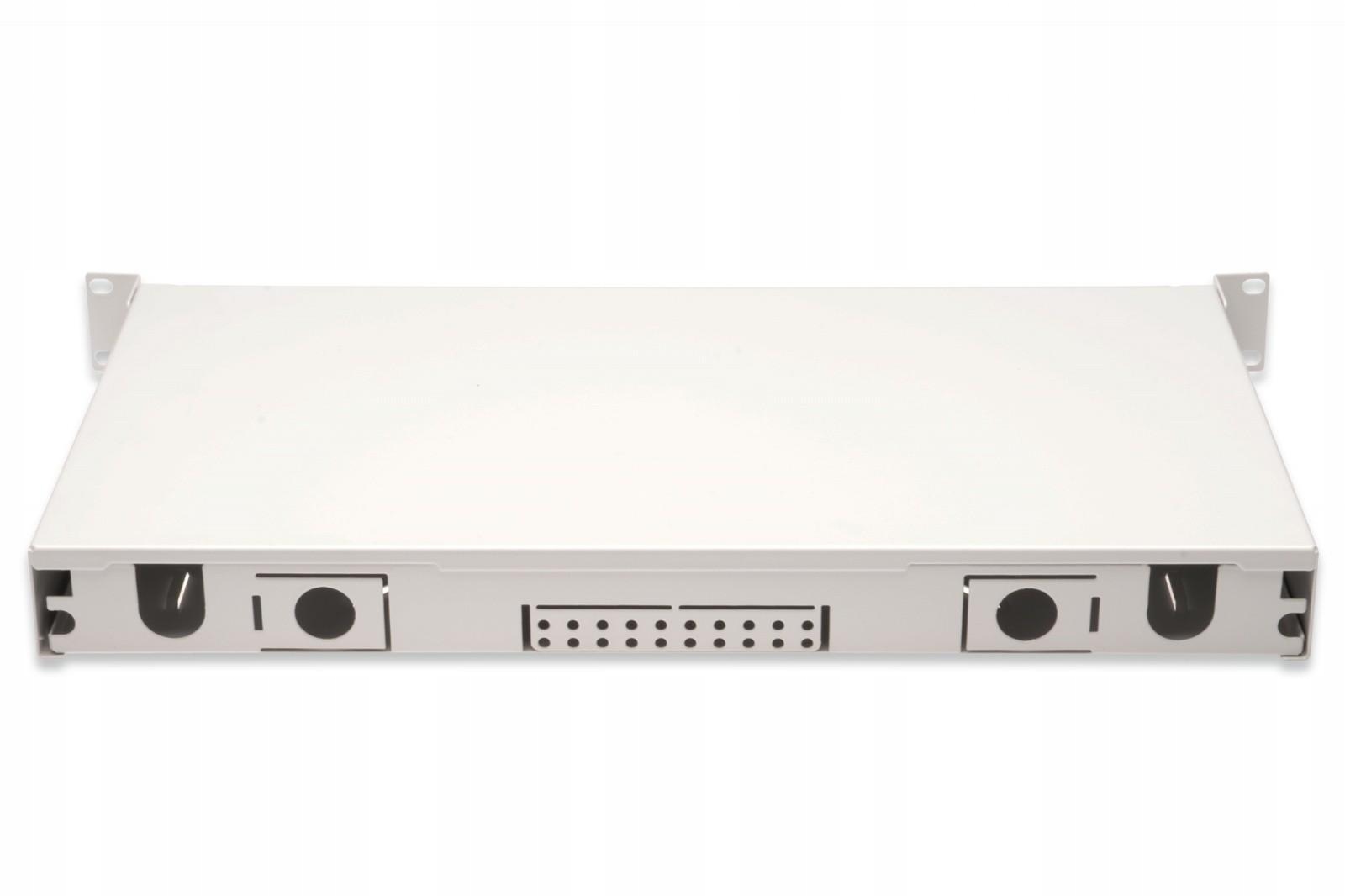 Przełącznica światłowodowa/panel krosowy z wyposażeniem 19 cali 1U, 24x LC