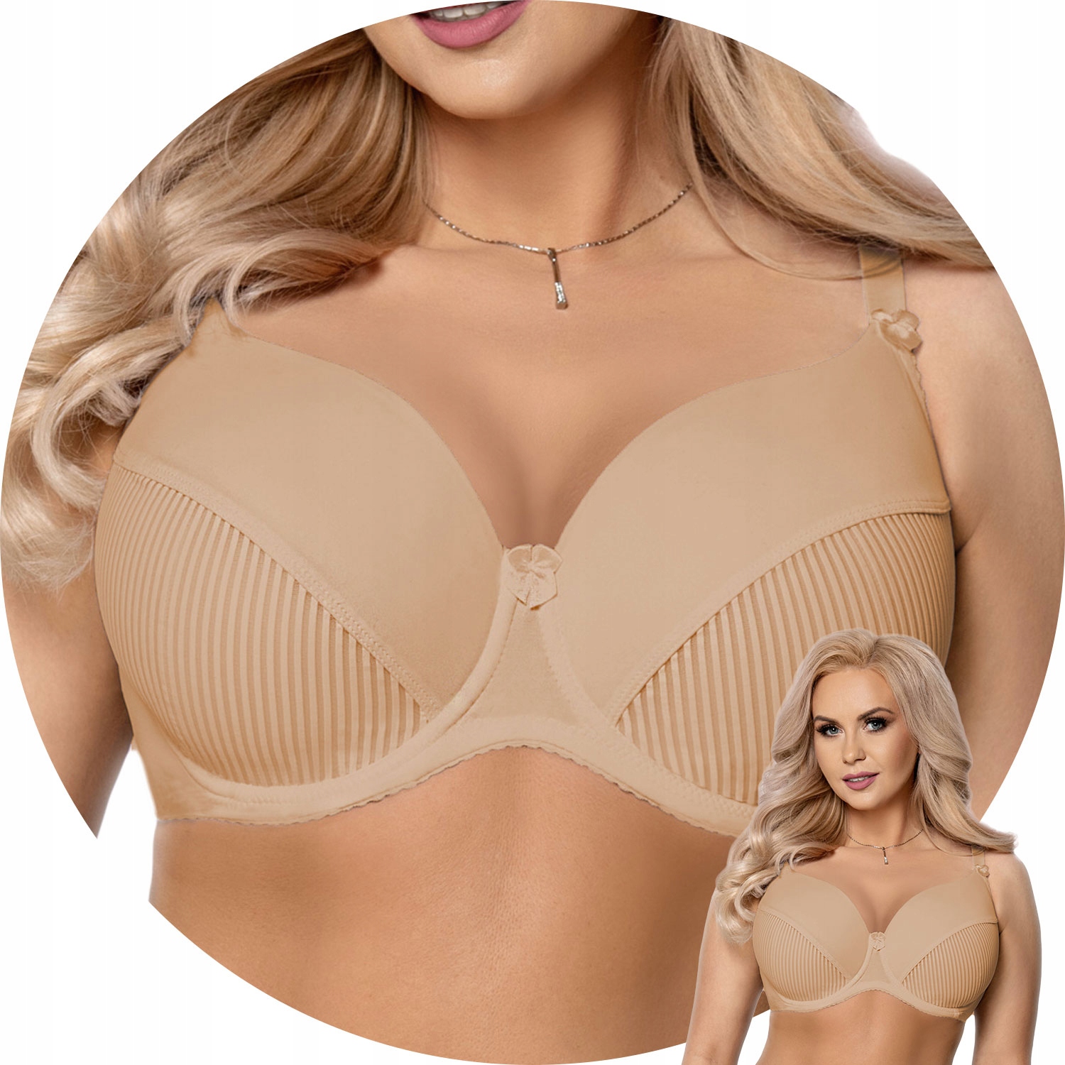 Biustonosz usztywniany Vena VB-11 beżowy 95B