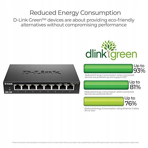 D-LINK 8-Port Gigabit Unmanaged Desktop Switch — 6