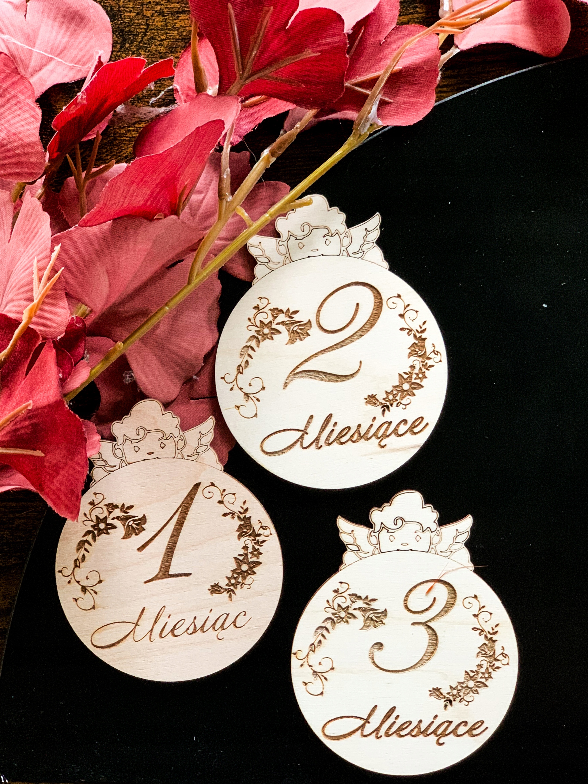 TABLICZKI DO ZDJĘĆ DREWNIANE PREZENT NA CHRZEST Marka inna marka