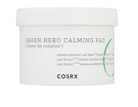 Cosrx One Step Green hero Calming Pad 70 ks Napuštěné vločky
