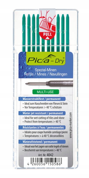 

Pica Dry 4042 Wkłady do ołówka znacznika Zielony