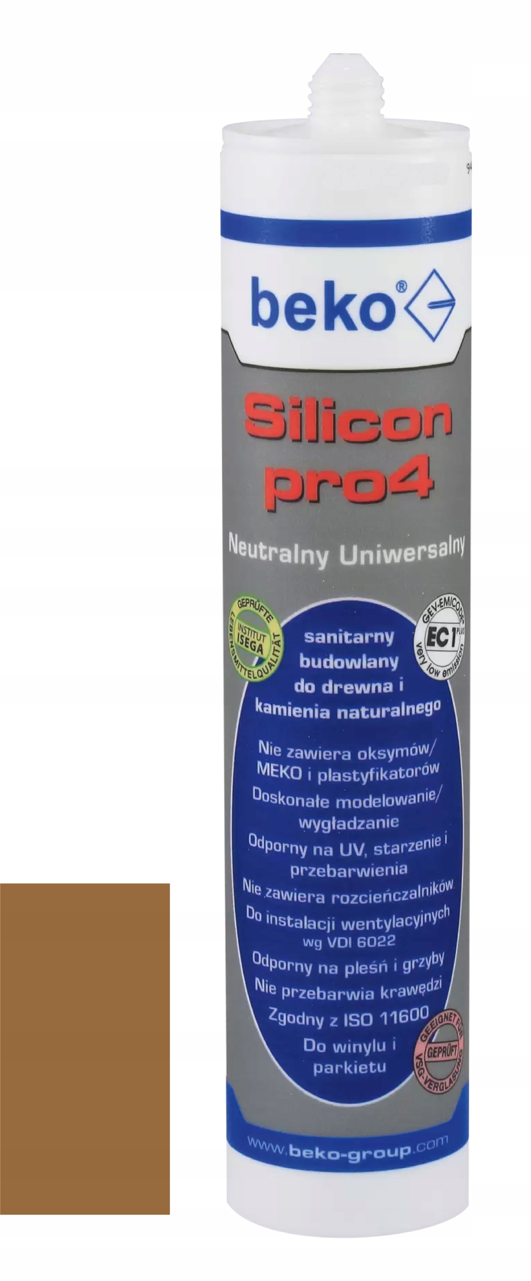 

Beko Silikon Pro4 Universalny Brąz/buk Ciemny/dąb