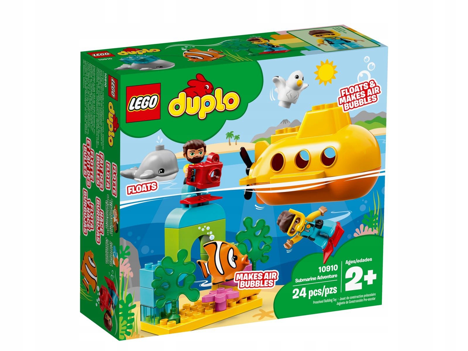 Lego Duplo 10910 Dobrodružství v ponorce Nové