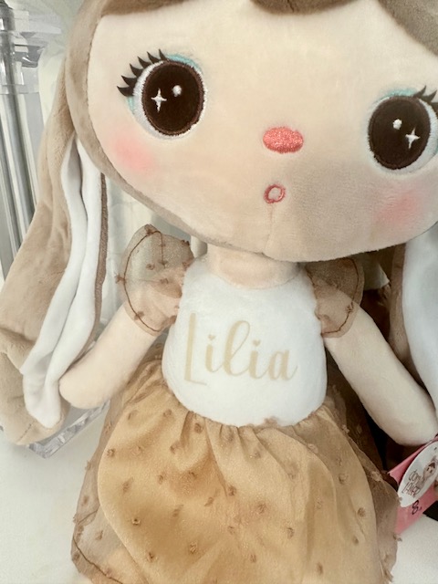 Lalka Metoo Beżowa Królisia Imię+Metryczka PROMOCJA Materiał tkanina