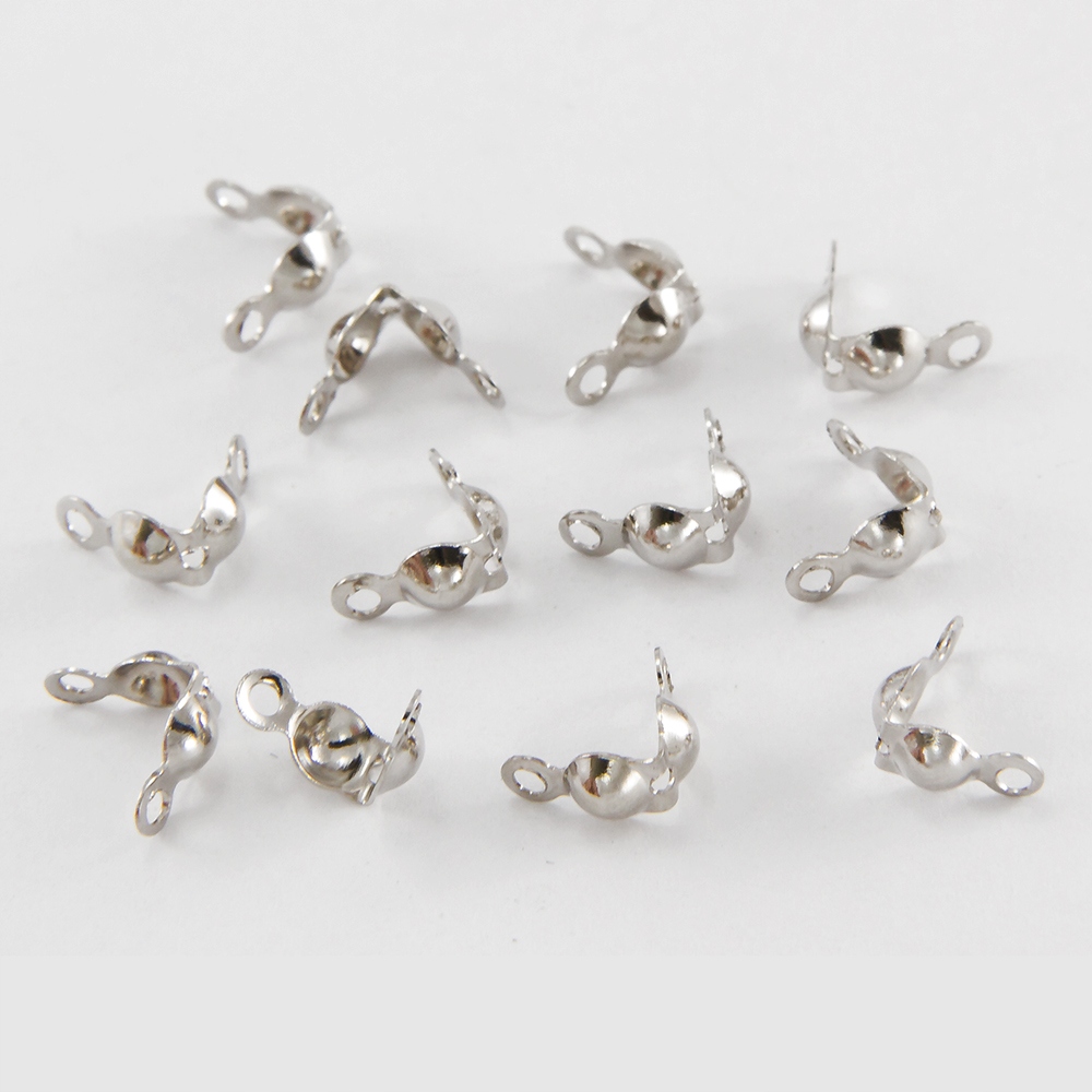 Łapaczki Mosiądz Końcówki Zaciskowe 7x4mm 50szt