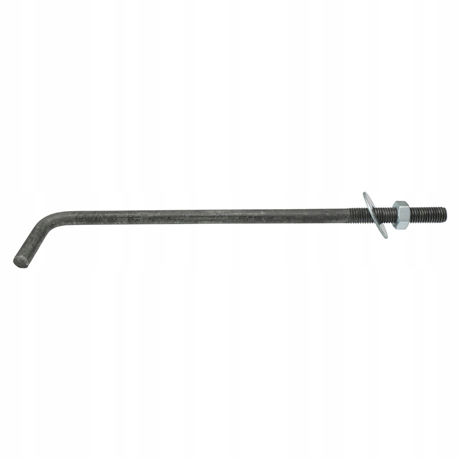 Kotwa do murłat L fajkowa - czarna 16x500 Długość wkręta 500 mm